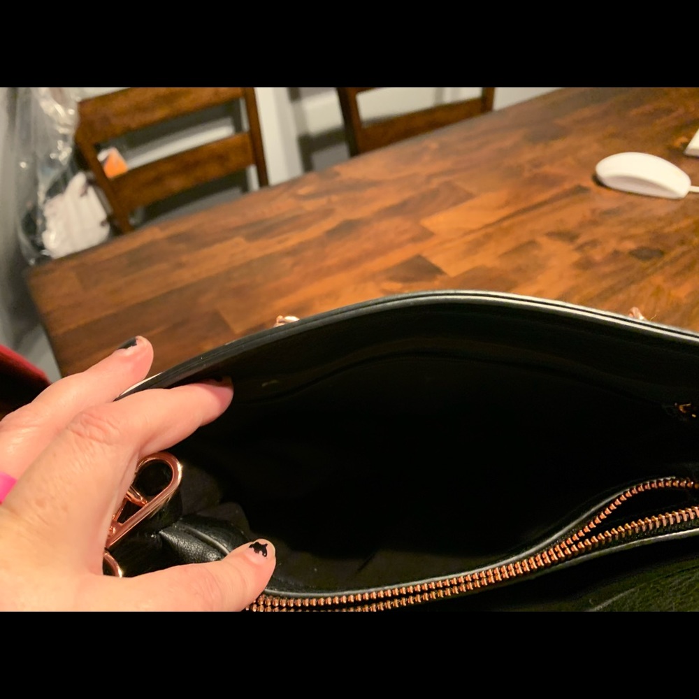 Marble color 5 compartment purse